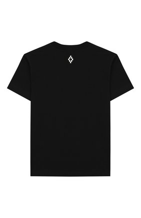Детская хлопковая футболка MARCELO BURLON KIDS OF MILAN черного цвета по цене 7520 руб., арт. 20E/B/MB/1121/0010/2-6Y | Фото 2 Детская хлопковая футболка MARCELO BURLON KIDS OF MILAN черного цвета, арт. 20E/B/MB/1121/0010/2-6Y | Фото 2