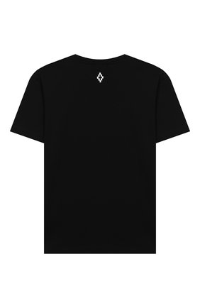 Детская хлопковая футболка MARCELO BURLON KIDS OF MILAN черного цвета по цене 8365 руб., арт. 20E/B/MB/1121/0010/8-14Y | Фото 2 Детская хлопковая футболка MARCELO BURLON KIDS OF MILAN черного цвета, арт. 20E/B/MB/1121/0010/8-14Y | Фото 2