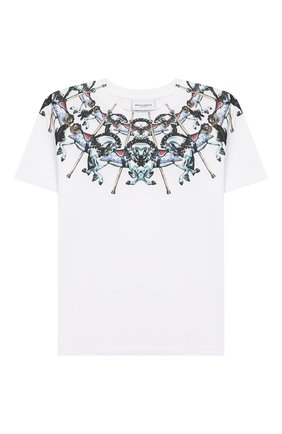 Детская хлопковая футболка MARCELO BURLON KIDS OF MILAN белого цвета по цене 8365 руб., арт. 20E/B/MB/1113/0010/2-6Y | Фото 1 Детская хлопковая футболка MARCELO BURLON KIDS OF MILAN белого цвета, арт. 20E/B/MB/1113/0010/2-6Y | Фото 1