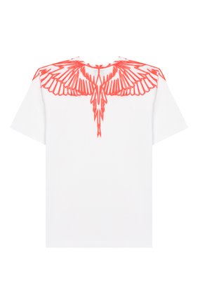 Детская хлопковая футболка MARCELO BURLON KIDS OF MILAN белого цвета по цене 9305 руб., арт. 20E/B/MB/1110/0010/8-14Y | Фото 2 Детская хлопковая футболка MARCELO BURLON KIDS OF MILAN белого цвета, арт. 20E/B/MB/1110/0010/8-14Y | Фото 2