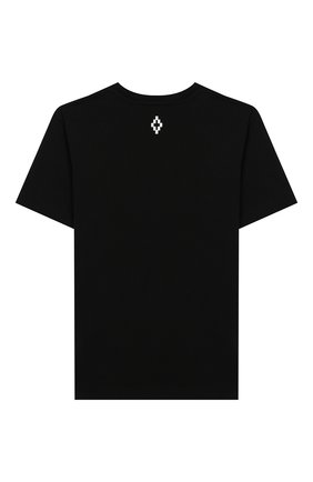 Детская хлопковая футболка MARCELO BURLON KIDS OF MILAN черного цвета по цене 6580 руб., арт. 20E/B/MB/1109/0010/2-6Y | Фото 2 Детская хлопковая футболка MARCELO BURLON KIDS OF MILAN черного цвета, арт. 20E/B/MB/1109/0010/2-6Y | Фото 2