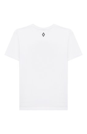 Детская хлопковая футболка MARCELO BURLON KIDS OF MILAN белого цвета по цене 8795 руб., арт. 20E/B/MB/1109/0010/8-14Y | Фото 2 Детская хлопковая футболка MARCELO BURLON KIDS OF MILAN белого цвета, арт. 20E/B/MB/1109/0010/8-14Y | Фото 2