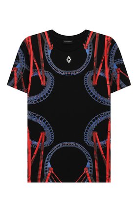 Детская хлопковая футболка MARCELO BURLON KIDS OF MILAN черного цвета по цене 12500 руб., арт. 20E/B/MB/1108/0010/8-14Y | Фото 1 Детская хлопковая футболка MARCELO BURLON KIDS OF MILAN черного цвета, арт. 20E/B/MB/1108/0010/8-14Y | Фото 1