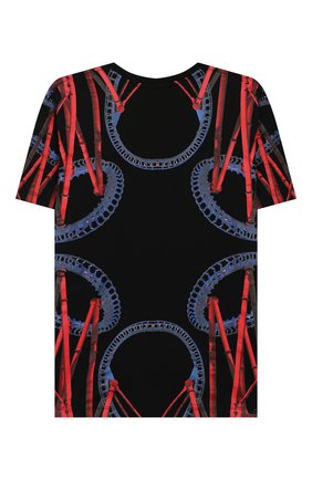Детская хлопковая футболка MARCELO BURLON KIDS OF MILAN черного цвета по цене 12500 руб., арт. 20E/B/MB/1108/0010/8-14Y | Фото 2 Детская хлопковая футболка MARCELO BURLON KIDS OF MILAN черного цвета, арт. 20E/B/MB/1108/0010/8-14Y | Фото 2