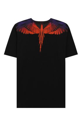 Детская хлопковая футболка MARCELO BURLON KIDS OF MILAN черного цвета по цене 8995 руб., арт. 20E/B/MB/1107/0010/8-14Y | Фото 2 Детская хлопковая футболка MARCELO BURLON KIDS OF MILAN черного цвета, арт. 20E/B/MB/1107/0010/8-14Y | Фото 2