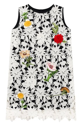 Детское платье OSCAR DE LA RENTA белого цвета по цене 49950 руб., арт. 20SGE620LDX | Фото 1 Детское платье OSCAR DE LA RENTA белого цвета, арт. 20SGE620LDX | Фото 1 (Материал внешний: Синтетический материал; Материал подклада: Хлопок; Рукава: Без рукавов, Короткие; Случай: Повседневный; Девочки Кросс-КТ: Платье-одежда; Ростовка одежда: 10 - 11 лет | 140 - 146см, 12 лет | 152 см, 13 - 15 лет | 158 см, 8 лет | 128 см)