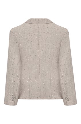 Детский хлопковый жакет BALMAIN бежевого цвета по цене 46700 руб., арт. 6M2047/MD150/12-16 | Фото 2 Детский хлопковый жакет BALMAIN бежевого цвета, арт. 6M2047/MD150/12-16 | Фото 2