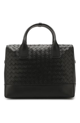 Мужской кожаный портфель BOTTEGA VENETA черного цвета по цене 225500 руб., арт. 609206/VCPQ1 | Фото 1 Мужской кожаный портфель BOTTEGA VENETA черного цвета, арт. 609206/VCPQ1 | Фото 1