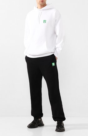 Мужской хлопковое худи BALENCIAGA белого цвета по цене 56400 руб., арт. 570811/THV64 | Фото 2 Мужской хлопковое худи BALENCIAGA белого цвета, арт. 570811/THV64 | Фото 2