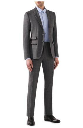 Мужская рубашка GIORGIO ARMANI голубого цвета по цене 47700 руб., арт. 8WGCCZ97/JZ561 | Фото 2 Мужская рубашка GIORGIO ARMANI голубого цвета, арт. 8WGCCZ97/JZ561 | Фото 2 (Материал внешний: Синтетический материал; Длина (для топов): Стандартные; Рукава: Длинные; Случай: Повседневный; Воротник: Кент; Принт: Однотонные; Манжеты: На пуговицах; Мужское Кросс-КТ: Рубашка-одежда)