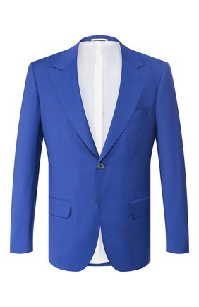 Мужской шерстяной пиджак KITON синего цвета по цене 382500 руб., арт. UG862K06S11 | Фото 1 Мужской шерстяной пиджак KITON синего цвета, арт. UG862K06S11 | Фото 1