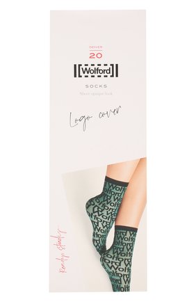 Женские капроновые носки logo cover WOLFORD черного цвета по цене 2760 руб., арт. 48029 | Фото 1 Женские капроновые носки logo cover WOLFORD черного цвета, арт. 48029 | Фото 1