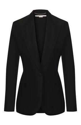 Женский шерстяной жакет STELLA MCCARTNEY черного цвета по цене 99000 руб., арт. 597940/SFB18 | Фото 1 Женский шерстяной жакет STELLA MCCARTNEY черного цвета, арт. 597940/SFB18 | Фото 1
