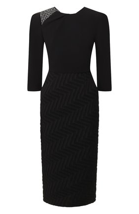 Женское платье ROLAND MOURET черного цвета по цене 159500 руб., арт. PS20/S0875/F0386 | Фото 1 Женское платье ROLAND MOURET черного цвета, арт. PS20/S0875/F0386 | Фото 1
