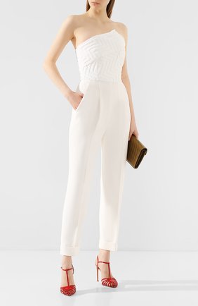 Женский комбинезон ROLAND MOURET белого цвета по цене 185500 руб., арт. PS20/S0881/F0386 | Фото 2 Женский комбинезон ROLAND MOURET белого цвета, арт. PS20/S0881/F0386 | Фото 2