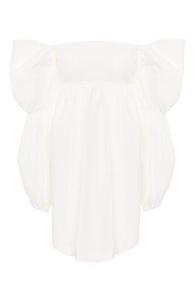 Женская хлопковая блузка REJINA PYO белого цвета по цене 35250 руб., арт. C267/C0TT0N | Фото 1 Женская хлопковая блузка REJINA PYO белого цвета, арт. C267/C0TT0N | Фото 1
