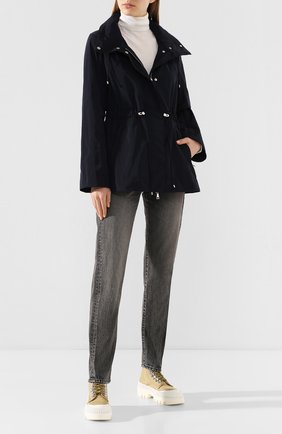 Женская парка ocre MONCLER темно-синего цвета по цене 54500 руб., арт. F1-093-1B716-00-C0276 | Фото 2 Женская парка ocre MONCLER темно-синего цвета, арт. F1-093-1B716-00-C0276 | Фото 2