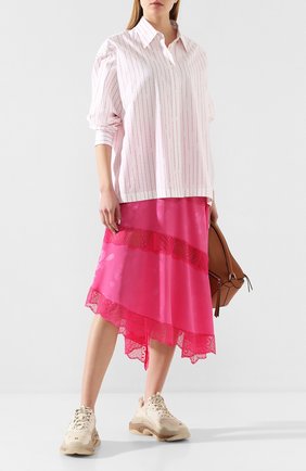 Женская шелковая юбка ZADIG&VOLTAIRE розового цвета по цене 32400 руб., арт. SJCP0303F | Фото 2 Женская шелковая юбка ZADIG&VOLTAIRE розового цвета, арт. SJCP0303F | Фото 2
