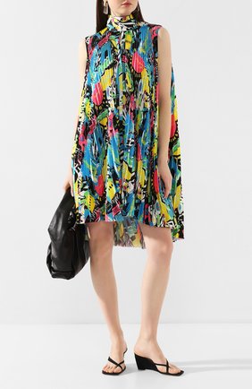 Женское платье BALENCIAGA разноцветного цвета по цене 241500 руб., арт. 601108/TGLE6 | Фото 2 Женское платье BALENCIAGA разноцветного цвета, арт. 601108/TGLE6 | Фото 2 (Длина Ж (юбки, платья, шорты): До колена; Материал внешний: Синтетический материал; Рукава: Без рукавов, Короткие; Случай: Повседневный; Статус проверки: Проверена категория; Женское Кросс-КТ: Платье-одежда)