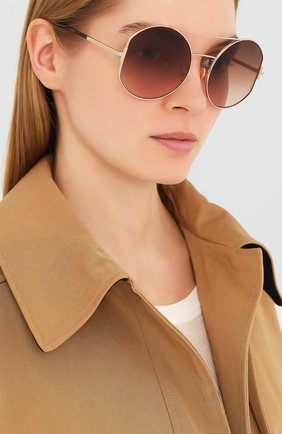 Женские солнцезащитные очки TOM FORD коричневого цвета по цене 28800 руб., арт. TF782 28F | Фото 2 Женские солнцезащитные очки TOM FORD коричневого цвета, арт. TF782 28F | Фото 2