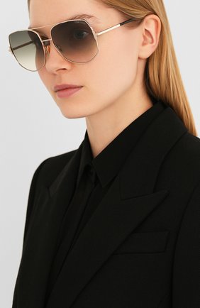 Женские солнцезащитные очки TOM FORD серого цвета по цене 28800 руб., арт. TF783 28B | Фото 2 Женские солнцезащитные очки TOM FORD серого цвета, арт. TF783 28B | Фото 2