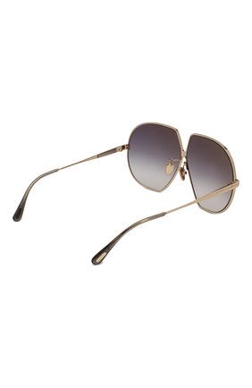Женские солнцезащитные очки TOM FORD золотого цвета по цене 21790 руб., арт. TF785 28B | Фото 4 Женские солнцезащитные очки TOM FORD золотого цвета, арт. TF785 28B | Фото 4