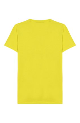 Детская хлопковая футболка EMPORIO ARMANI желтого цвета по цене 4990 руб., арт. 3H4T11/4J09Z | Фото 2 Детская хлопковая футболка EMPORIO ARMANI желтого цвета, арт. 3H4T11/4J09Z | Фото 2