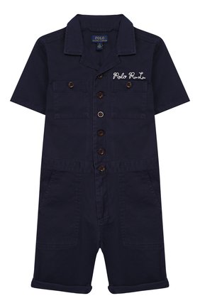 Детский хлопковый комбинезон POLO RALPH LAUREN синего цвета по цене 10900 руб., арт. 322785730 | Фото 1 Детский хлопковый комбинезон POLO RALPH LAUREN синего цвета, арт. 322785730 | Фото 1