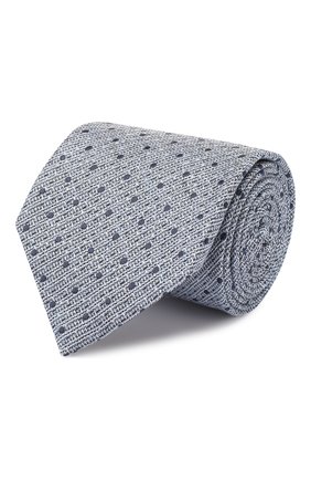 Мужской галстук из смеси льна и шелка ERMENEGILDO ZEGNA голубого цвета по цене 13450 руб., арт. Z7E22/1L8 | Фото 1 Мужской галстук из смеси льна и шелка ERMENEGILDO ZEGNA голубого цвета, арт. Z7E22/1L8 | Фото 1