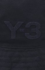 Мужская панама Y-3 черного цвета, арт. FS3322/M | Фото 3 (Материал: Текстиль, Синтетический ма териал, Хлопок)
