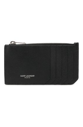 Мужской кожаный футляр для кредитных карт SAINT LAURENT черного цвета по цене 15500 руб., арт. 609362/BTY0N | Фото 1 Мужской кожаный футляр для кредитных карт SAINT LAURENT черного цвета, арт. 609362/BTY0N | Фото 1