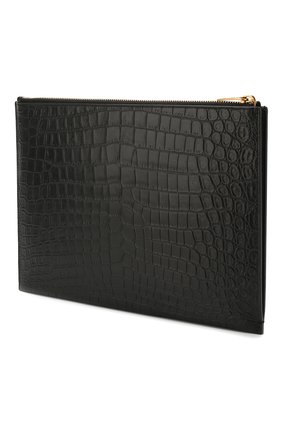 Мужская кожаный футляр для документов SAINT LAURENT черного цвета по цене 39800 руб., арт. 607779/DZE0W | Фото 2 Мужская кожаный футляр для документов SAINT LAURENT черного цвета, арт. 607779/DZE0W | Фото 2
