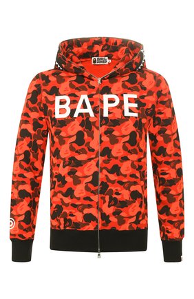 Хлопковая толстовка Bape x XO | Фото №1 Хлопковая толстовка Bape x XO | Фото №1