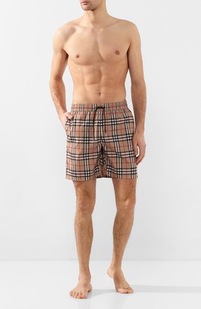 Детского плавки-шорты BURBERRY бежевого цвета по цене 23100 руб., арт. 8010219 | Фото 2 Детского плавки-шорты BURBERRY бежевого цвета, арт. 8010219 | Фото 2