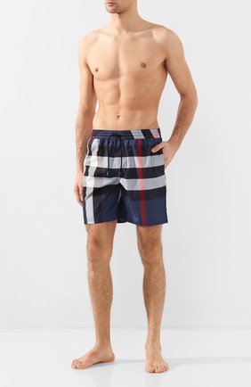 Детского плавки-шорты BURBERRY синего цвета по цене 23100 руб., арт. 8013879 | Фото 2 Детского плавки-шорты BURBERRY синего цвета, арт. 8013879 | Фото 2