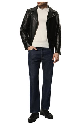 Мужской хлопковый джемпер TOM FORD кремвого цвета по цене 61550 руб., арт. BUC00/TFK110 | Фото 2 Мужской хлопковый джемпер TOM FORD кремвого цвета, арт. BUC00/TFK110 | Фото 2