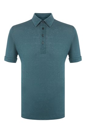 Мужское льняное поло ERMENEGILDO ZEGNA зеленого цвета по цене 33050 руб., арт. UU564/723 | Фото 1 Мужское льняное поло ERMENEGILDO ZEGNA зеленого цвета, арт. UU564/723 | Фото 1