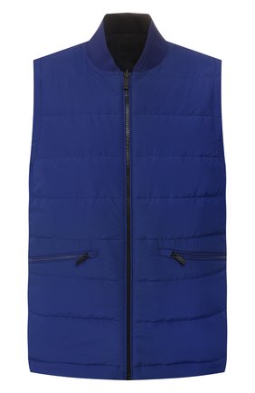 Мужской двусторонний жилет Z ZEGNA синего цвета по цене 46700 руб., арт. VU013/ZZ015 | Фото 1 Мужской двусторонний жилет Z ZEGNA синего цвета, арт. VU013/ZZ015 | Фото 1 (Материал внешний: Синтетический материал; Материал подклада: Синтетический материал; Длина (верхняя одежда): Короткие; Мужское Кросс-КТ: Верхняя одежда; Кросс-КТ: Пуховик, Куртка; Стили: Кэжуэл)