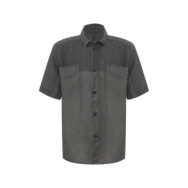 Рубашка из смеси льна и хлопка TRANSIT 10840124