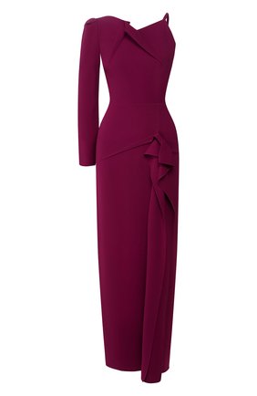 Женское платье-макси ROLAND MOURET фиолетового цвета по цене 189500 руб., арт. PS20/S0837/F2241 | Фото 1 Женское платье-макси ROLAND MOURET фиолетового цвета, арт. PS20/S0837/F2241 | Фото 1