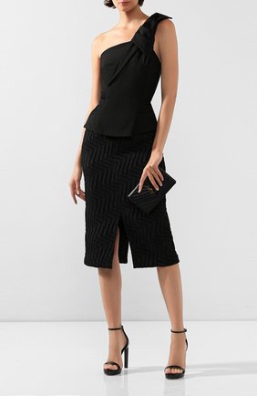 Женский топ ROLAND MOURET черного цвета по цене 79800 руб., арт. PS20/S0872/F6046 | Фото 2 Женский топ ROLAND MOURET черного цвета, арт. PS20/S0872/F6046 | Фото 2