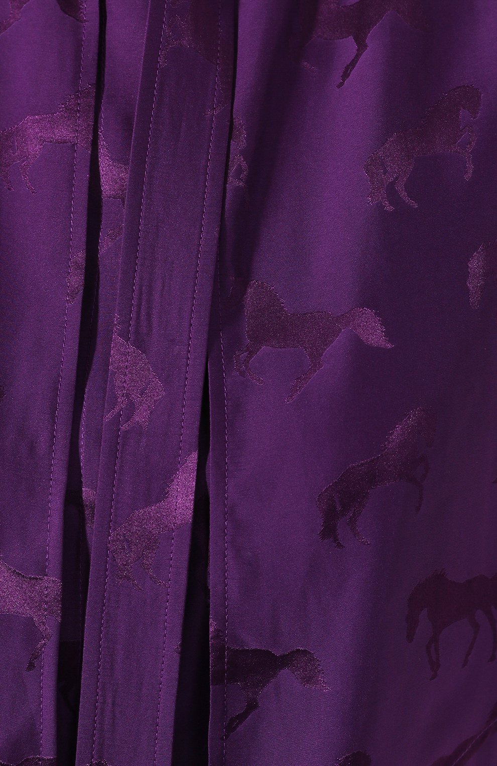 Женская блузка из смеси шелка и вискозы STELLA MCCARTNEY сиреневого цвета, арт. 599776/SNA57 | Фото 5 (Материал внешний: Шелк, Вискоза; Длина (для топов): Стандартные; Принт: С принтом; Рукава: 3/4; Женское Кросс-КТ: Блуза-одежда; Статус проверки: Проверена категория)
