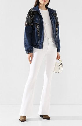 Женская джинсовая куртка STELLA MCCARTNEY темно-синего цвета по цене 117000 руб., арт. 600319/SNH62 | Фото 2 Женская джинсовая куртка STELLA MCCARTNEY темно-синего цвета, арт. 600319/SNH62 | Фото 2