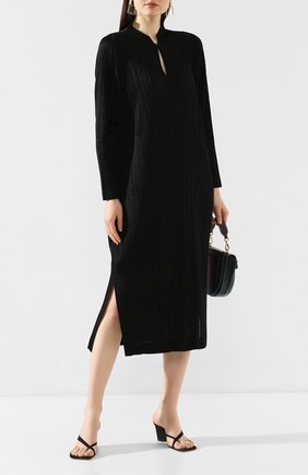 Женское платье ISSEY MIYAKE черного цвета по цене 47900 руб., арт. PP06-JH146 | Фото 2 Женское платье ISSEY MIYAKE черного цвета, арт. PP06-JH146 | Фото 2