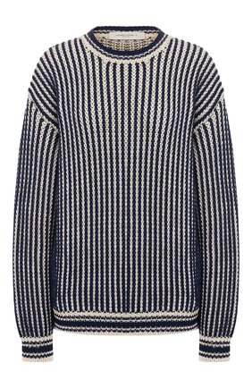 Женская свитер GOLDEN GOOSE DELUXE BRAND синего цвета по цене 38050 руб., арт. G36WP081.A1 | Фото 1 Женская свитер GOLDEN GOOSE DELUXE BRAND синего цвета, арт. G36WP081.A1 | Фото 1