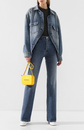 Женская джинсовая куртка BALENCIAGA синего цвета по цене 72400 руб., арт. 606166/TDW14 | Фото 2 Женская джинсовая куртка BALENCIAGA синего цвета, арт. 606166/TDW14 | Фото 2