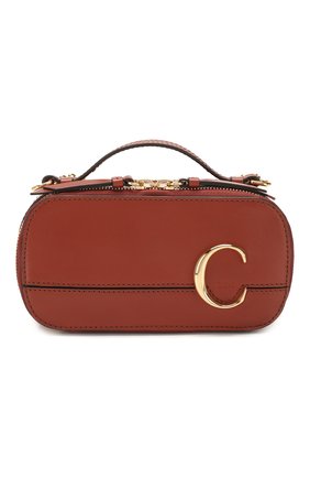 Женская сумка chloé c CHLOÉ коричневого цвета по цене 67900 руб., арт. CHC20SS225A37 | Фото 1 Женская сумка chloé c CHLOÉ коричневого цвета, арт. CHC20SS225A37 | Фото 1