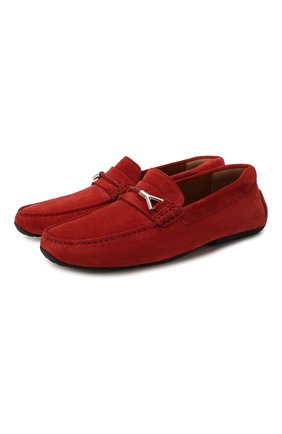 Мужские замшевые мокасины pieret BALLY красного цвета по цене 29950 руб., арт. PIERET/148 | Фото 1 Мужские замшевые мокасины pieret BALLY красного цвета, арт. PIERET/148 | Фото 1