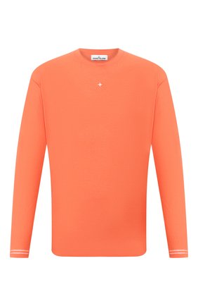Мужской хлопковый джемпер STONE ISLAND оранжевого цвета по цене 24500 руб., арт. 7215501A9 | Фото 1 Мужской хлопковый джемпер STONE ISLAND оранжевого цвета, арт. 7215501A9 | Фото 1