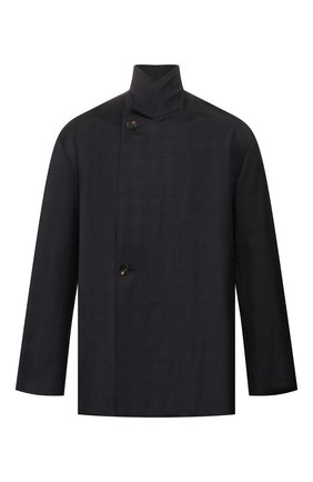 Мужской шерстяной пиджак BALENCIAGA темно-синего цвета по цене 156500 руб., арт. 601167/TGT01 | Фото 1 Мужской шерстяной пиджак BALENCIAGA темно-синего цвета, арт. 601167/TGT01 | Фото 1